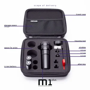 ACUS M1 PLUS TATTOO MACHINE in its case
