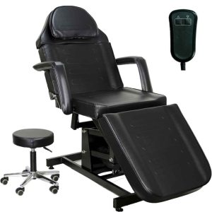 BLACK Electric Height Adjustable Tattoo Bed set - Inkbed
