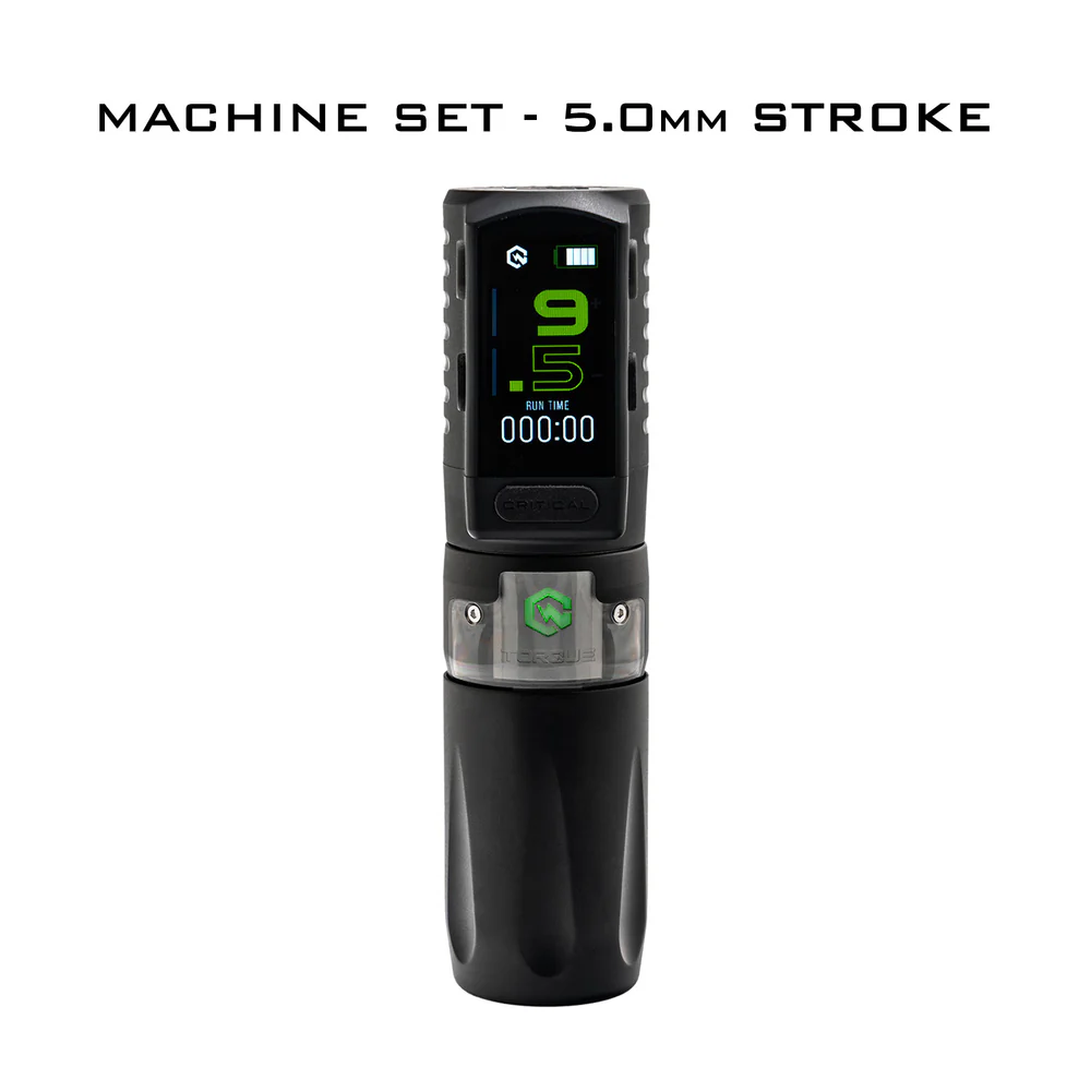 Critical Torque Wireless Tattoo Pen Machine 5.0mm – Machine SET Critical Torque Wireless Tattoo Pen Machine 5.0mm stroke Machine SET