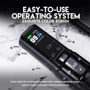Mast Fold 2 Pro Wireless Pen Machine 2.4-4.2mm Stroke Length 3 Mast Fold 2 Pro Tattoo Machine