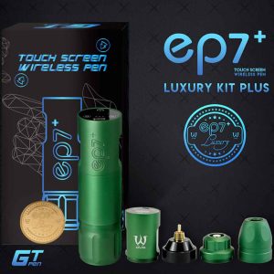 EP7+ Luxury Wireless Pen Machine Green 4.2mm 3 EP7 Plus Tattoo Machine Green luxury kit plus