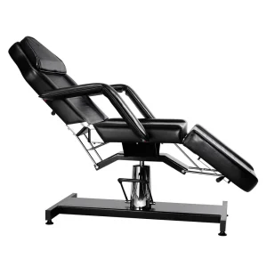 Hydraulic Pro Lite (II) Tattoo Chair Bed (Black) sideview