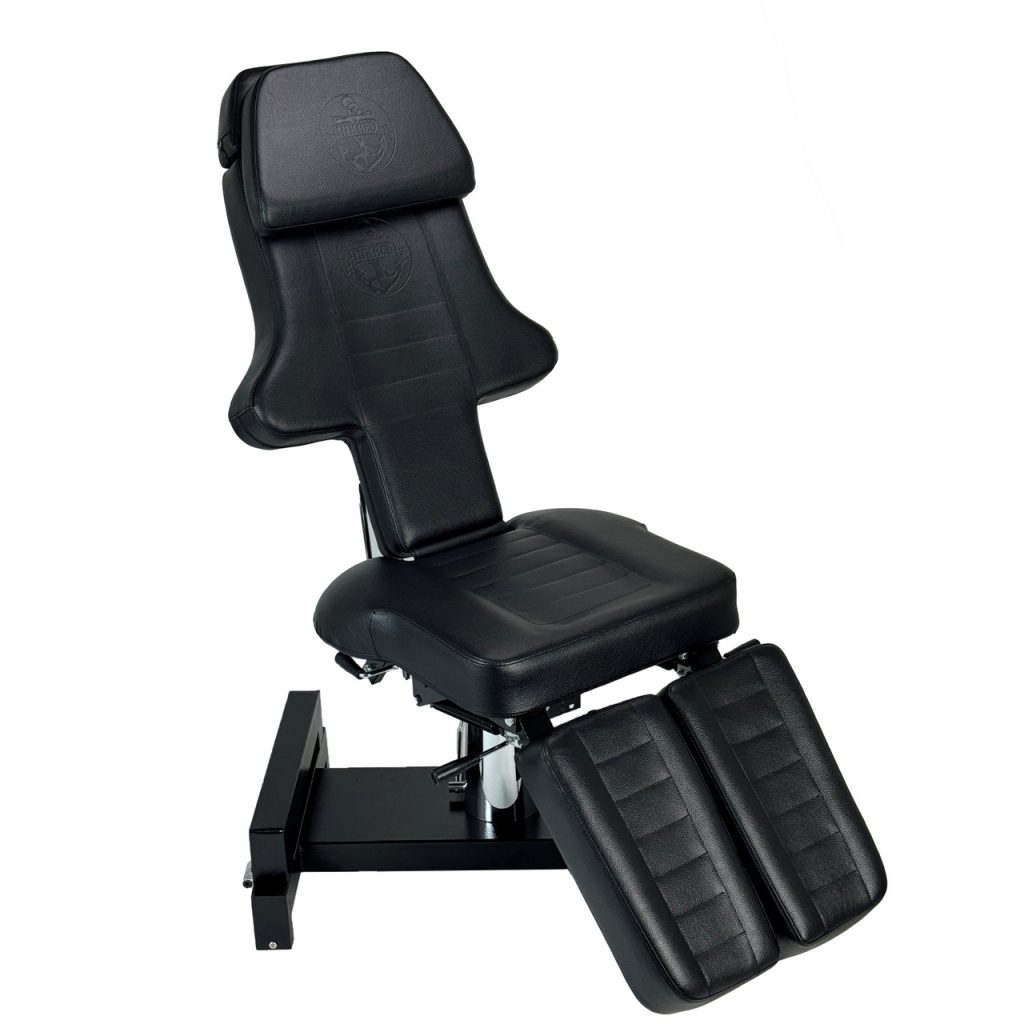 InkBed™ Hydraulic Lift Client Chair & Bed no arms