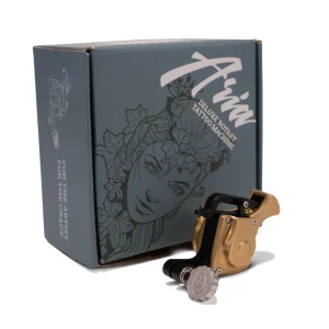 Kingpin Aria Deluxe Rotary Machine - 3.5mm stroke - Aluminum & Brass with box