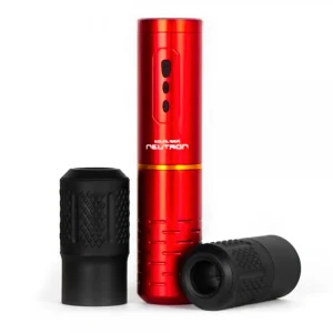 Kwadron Equaliser Wireless Neutron Pen Tattoo Machine - Red