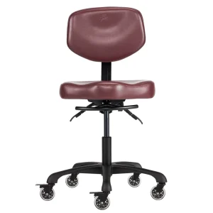 Oros Tattoo Artist Chair - Oxblood
