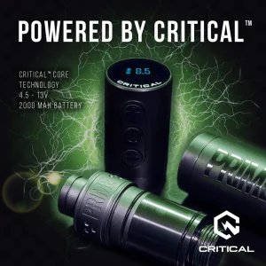 PRIME x Critical Pen Wireless Tattoo Machine power by critical