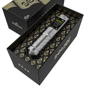 Peak Solice Ergo 4mm Tattoo Machine - Gray with Box