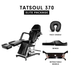 TATSoul 370-S Tattoo Chair - elite package - black