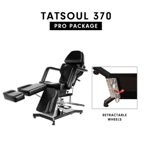 TATSoul 370-S Tattoo Chair - pro package - black
